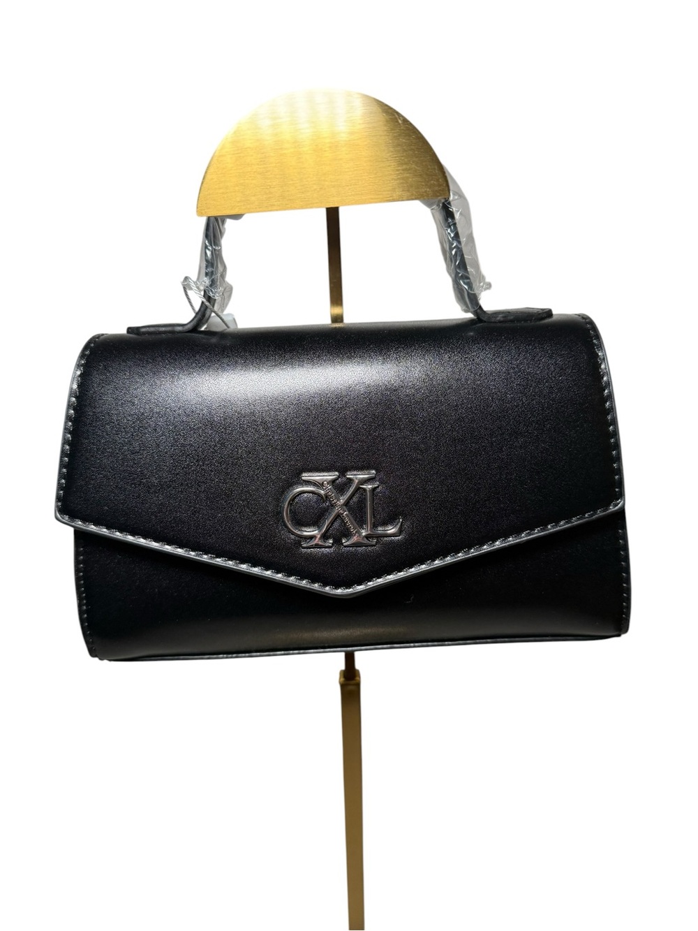 CXL by Christian Lacroix Laine Matte Patent Top Handle Crossbody Bag